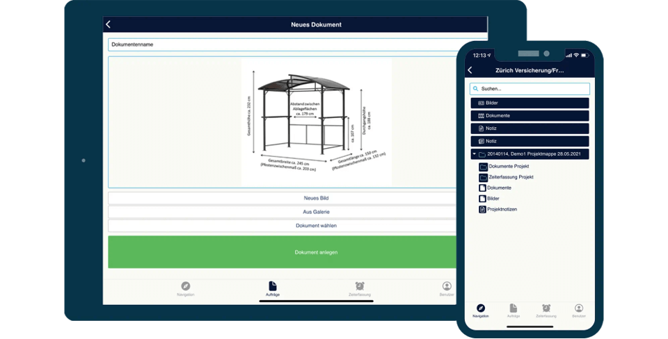 sage 50 handwerk Projektmappe