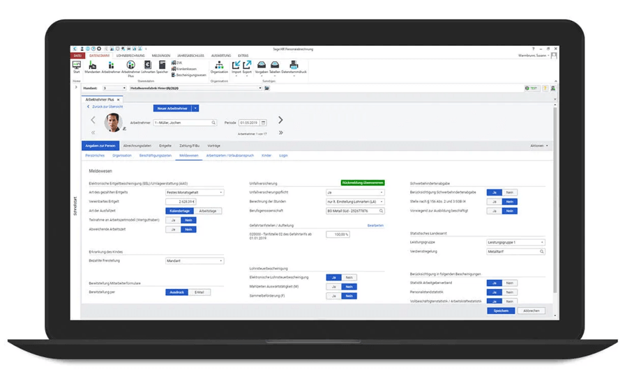 Sage HR Suite Personalabrechnung