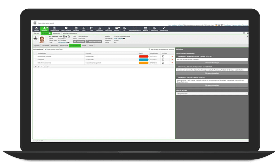 Sage HR Suite personalentwicklung