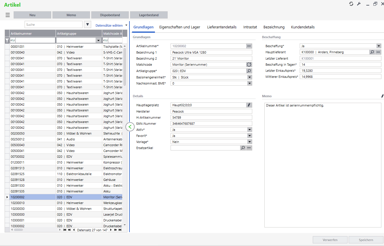 sage 100 Online-Handel