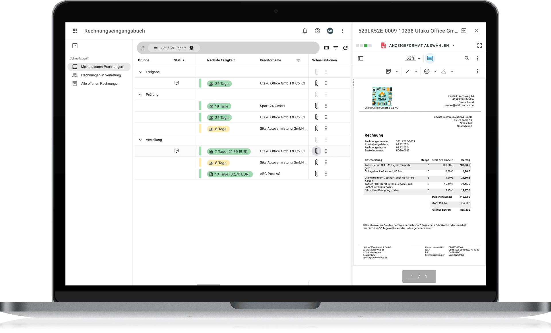 Der Turbo für Sage 100 d.velop invoices und d.3one