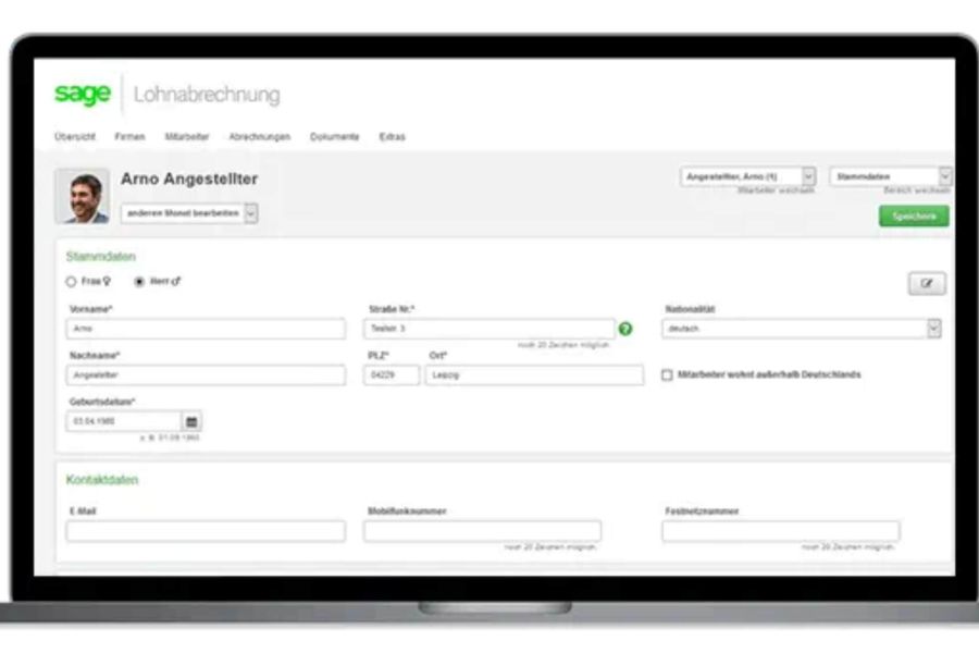 sage lohnabrechnung cloud