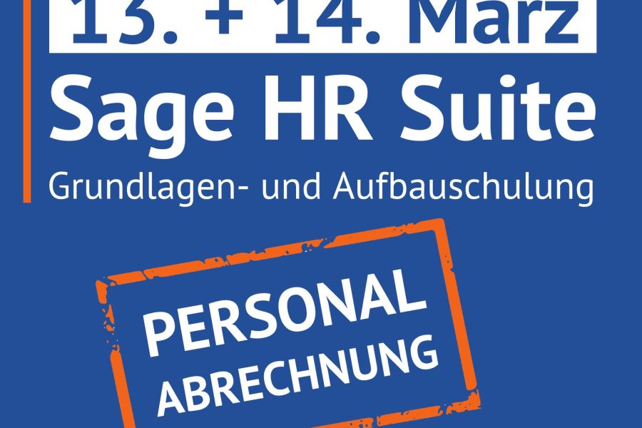 Sage HR Suite Grundlagen- und Aufbauschulung