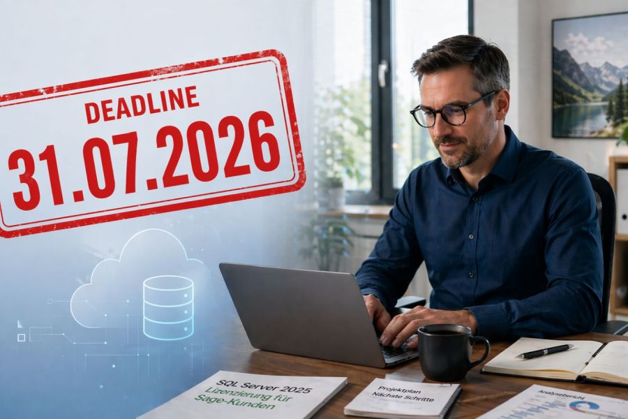 SQL Server 2025 für Sage-Lösungen: Bestellung nur bis 31.07.2026 möglich