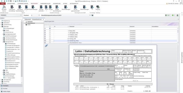 sage lohnabrechnung
