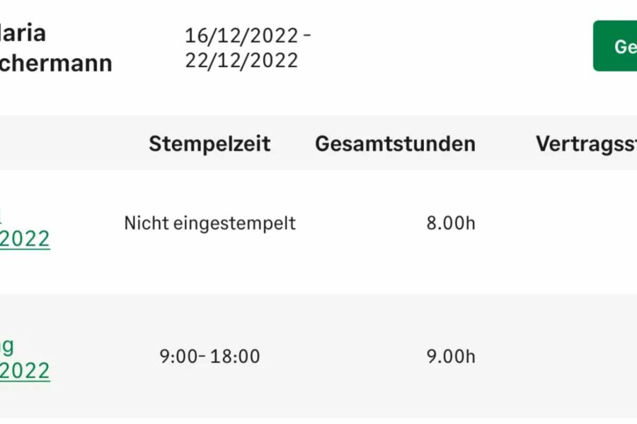 sage hr zeiterfassung
