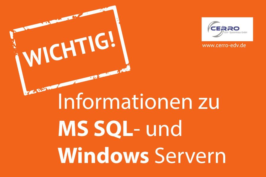 Wichtige Informationen zu MS SQL- und Windows Servern
